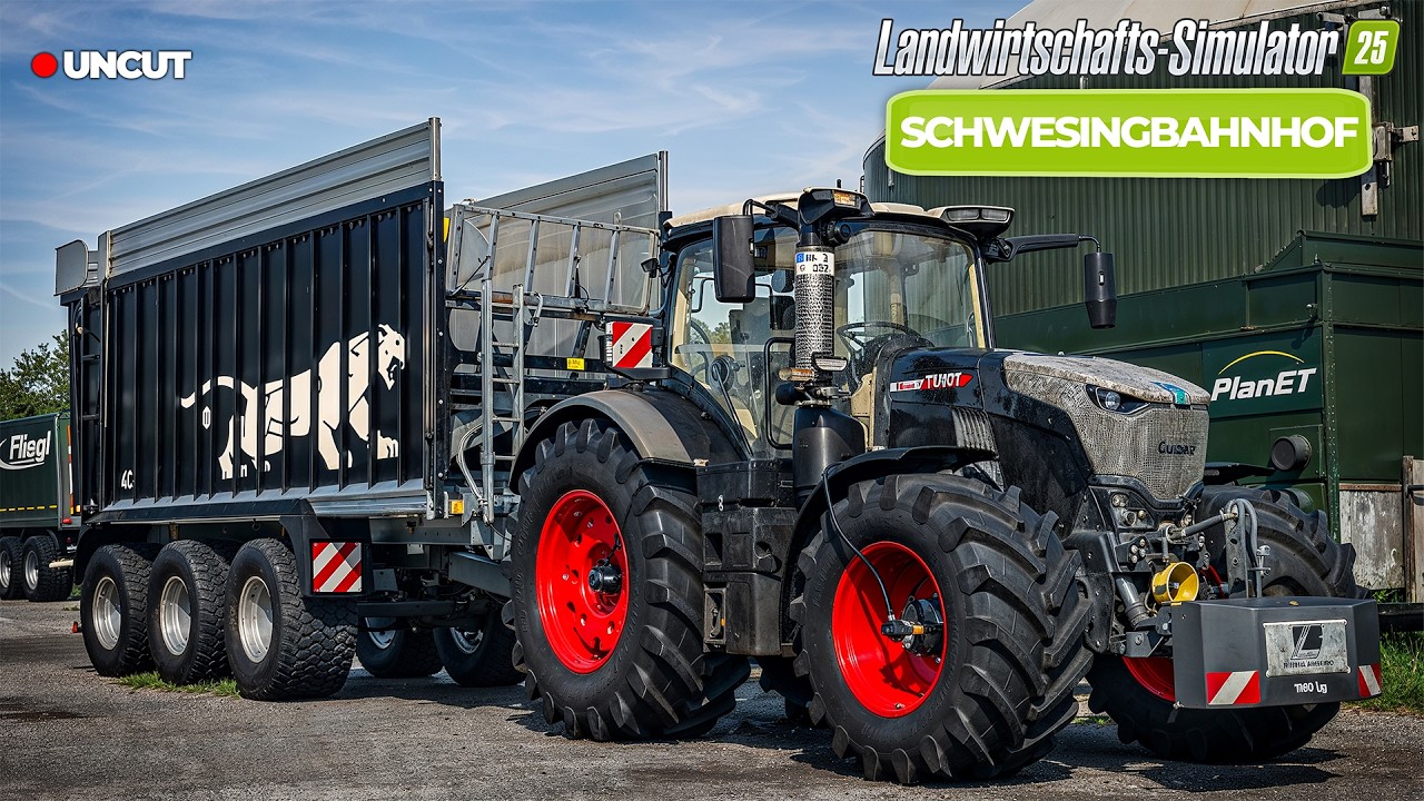 GR&Uuml;NLANDARBEITEN auf der SCHWESING BAHNHOF V2 ☘️ Der BoyZClub weiter im Maproulette🚜 | LS25