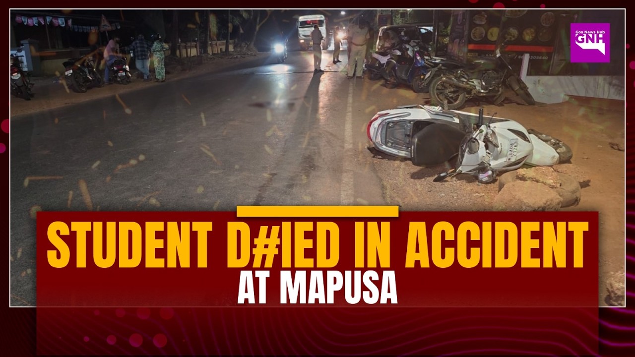 GIM student died in accident at Duler, Mapusa