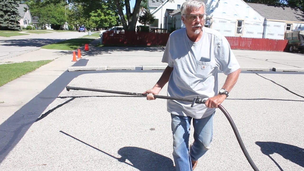 Fixing Up a Messy Parking Lot (Don't Drag The Hose!)