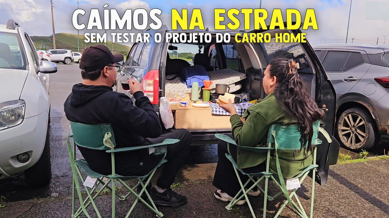 Rumo a Serra Catarinense dormindo no carro, primeira viajem dormindo na Tiggo Camper - Carro Home