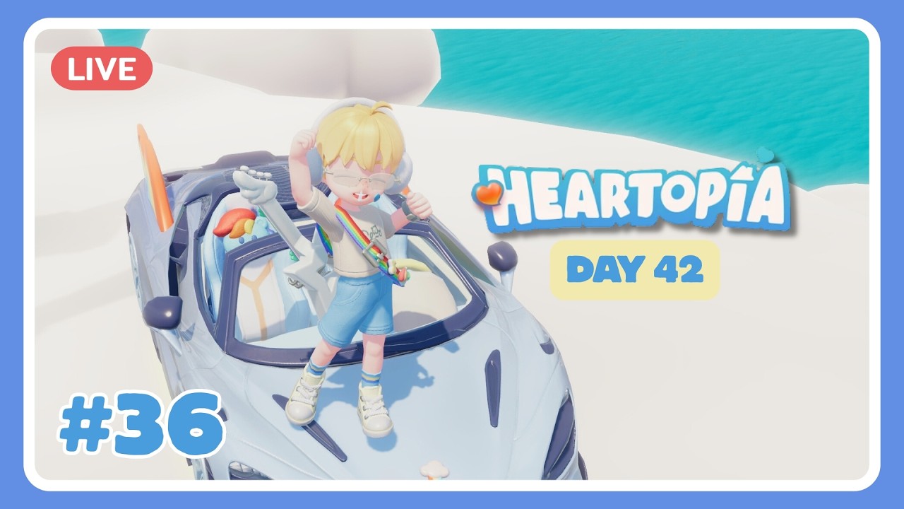 Day 42 บ้านหลังใหม่เสร็จแล้วครับ Heartopia💙 #36