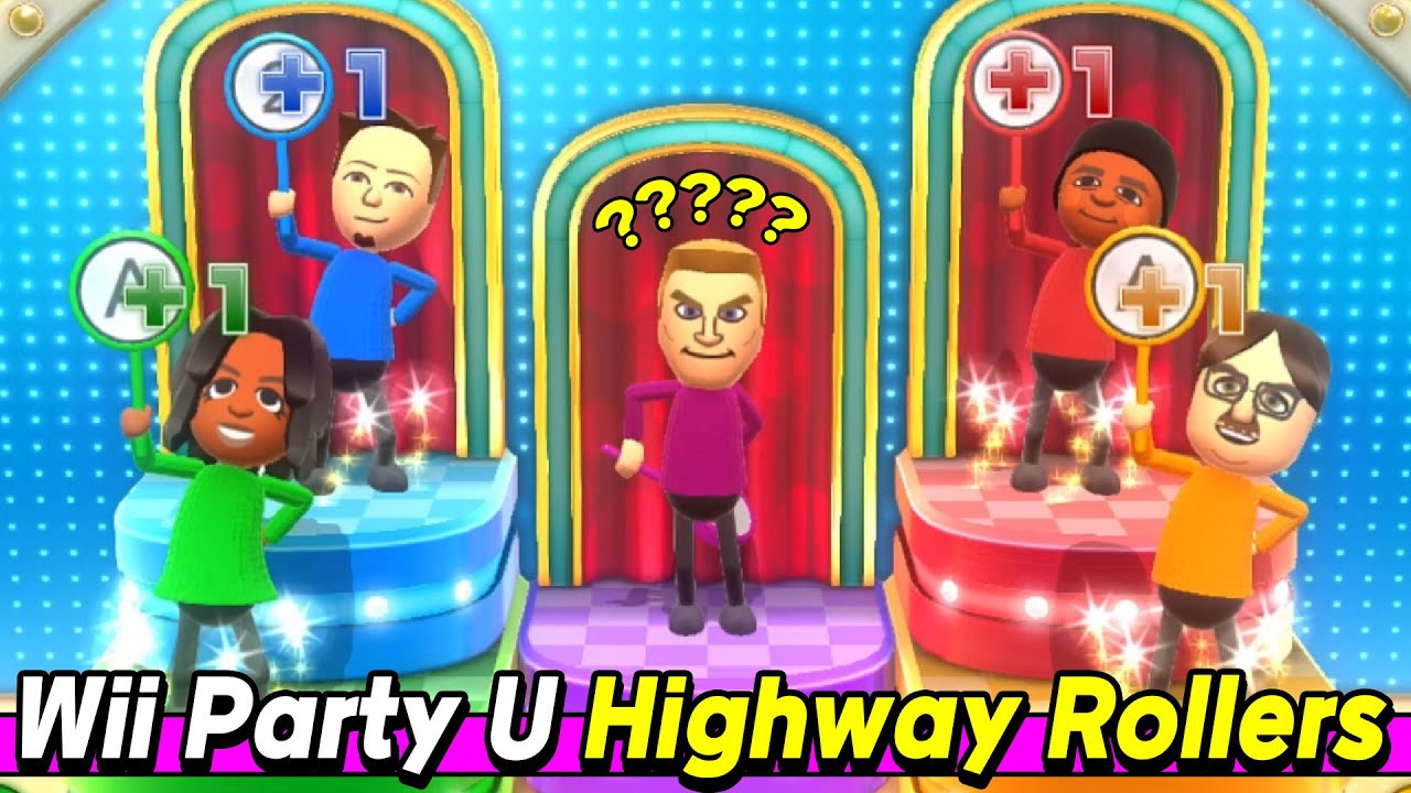 Get Ready For An Epic 3-round Battle On The Highway! Wii Party U Longplay By Alexgaming