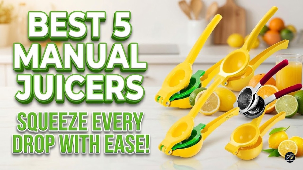 Best 5 Manual Juicers 2026 – Honest Comparison + BUYER’S Guide