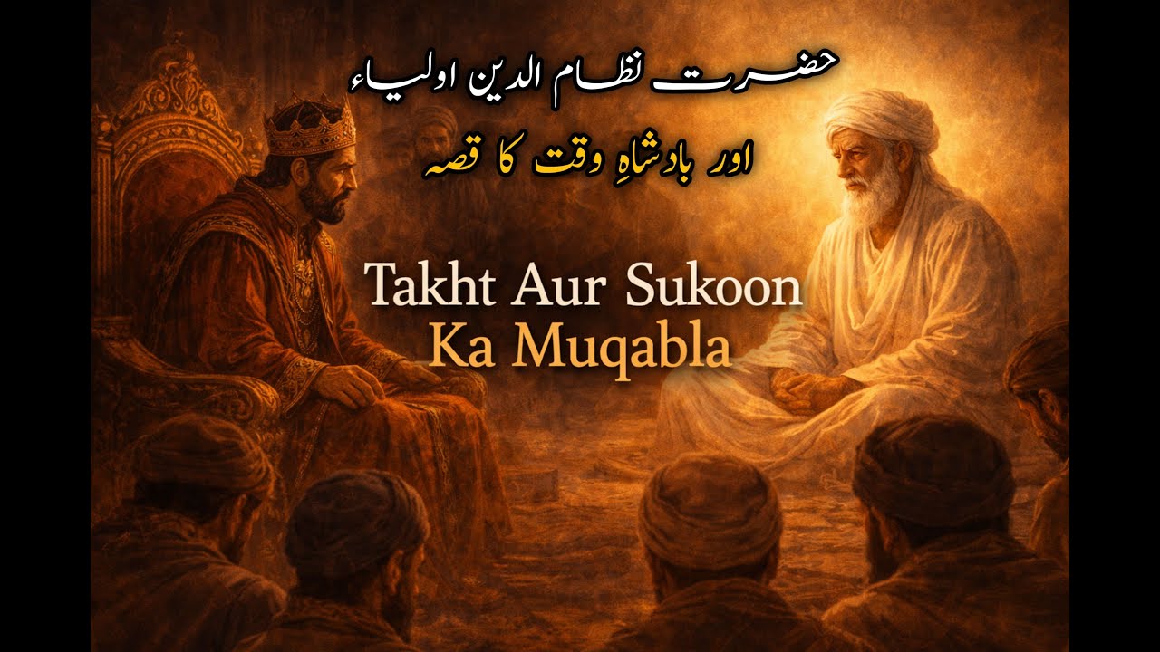 Hazrat Nizamuddin Auliyaؒ Aur Badshah | Sabr, Yaqeen Aur Allah Par Bharosa