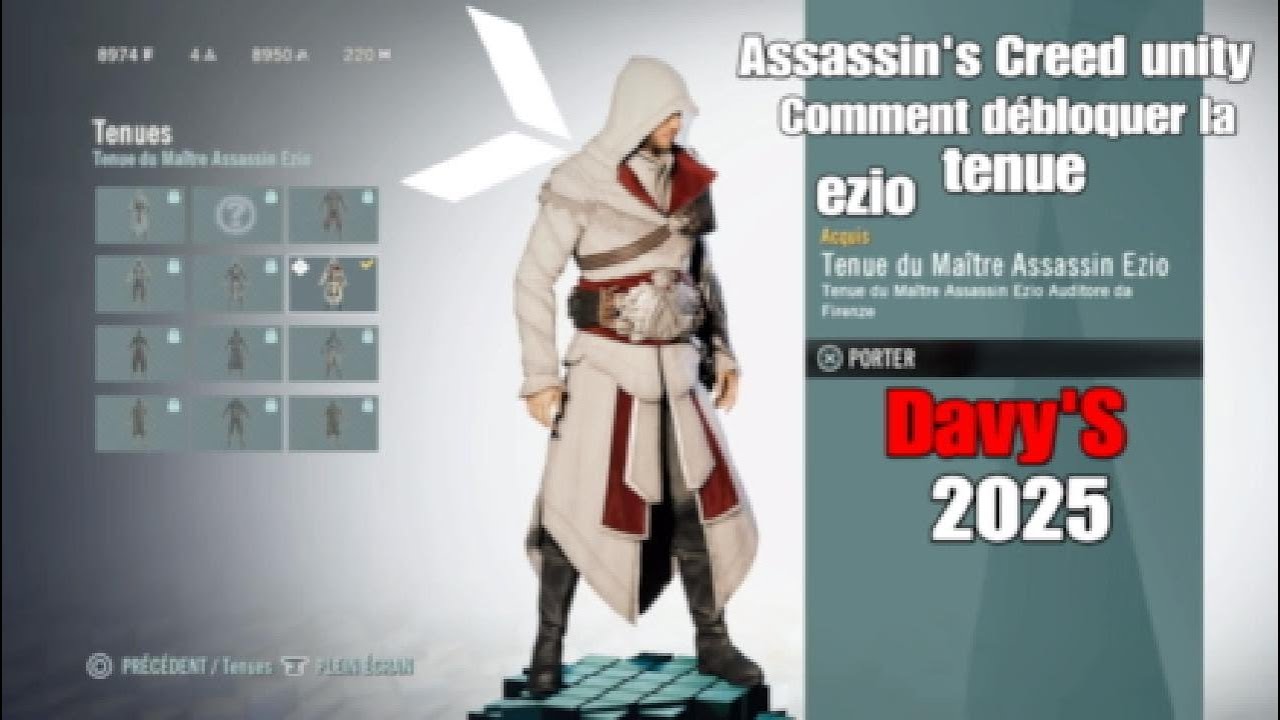 Assassin's Creed unity comment d&eacute;bloquer la tenue ezio 2025