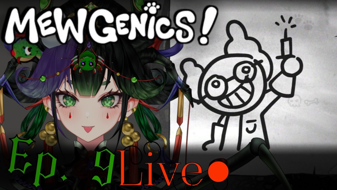 🔴 Night-Side Broadcast: The Cure For My Curse | Mewgenics Ep. 9