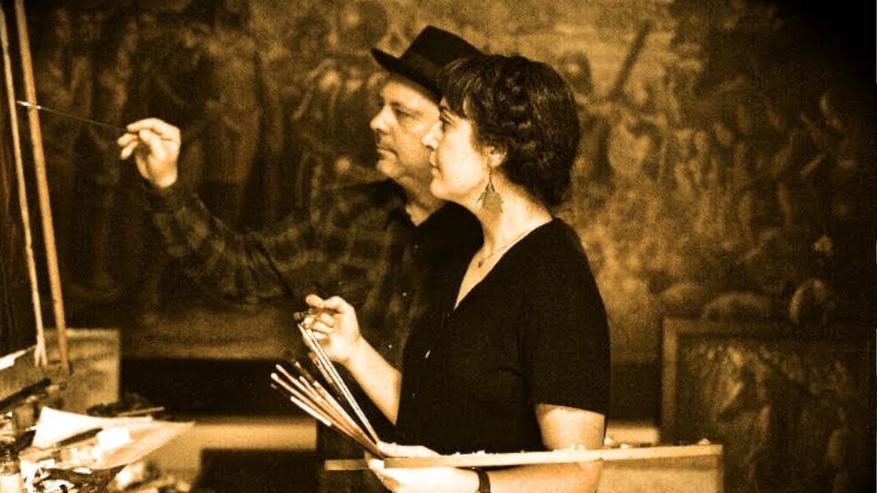 A LIFE IN PAINT: Vignettes of Monastic Life, Preparing an Exhibit, Life Together