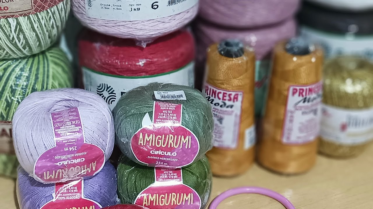 Comprinhas de barbante do mês de Outubro 