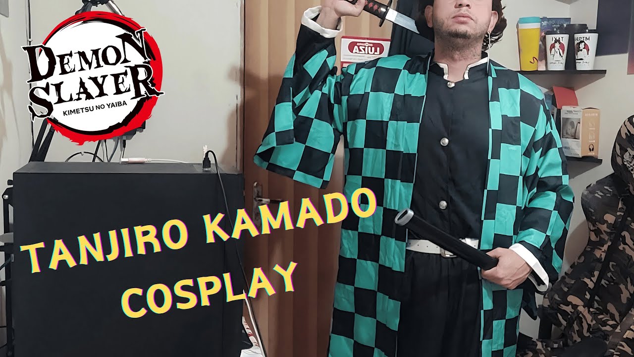 COMPREI ESSE COSPLAY POR R$50 REAIS- TANJIRO KAMADO