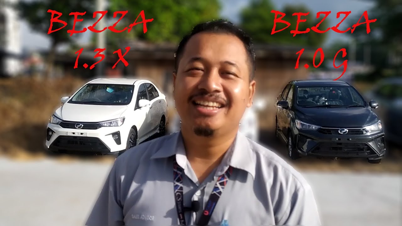 Perbezaan Perodua Bezza 1.0 G dan 1.3 X