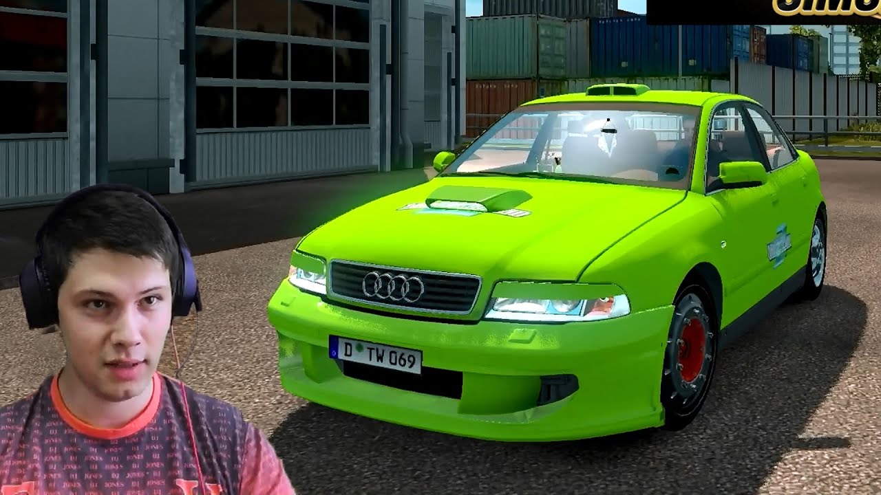 Audi A4 для ETS 2. Почти гонщик