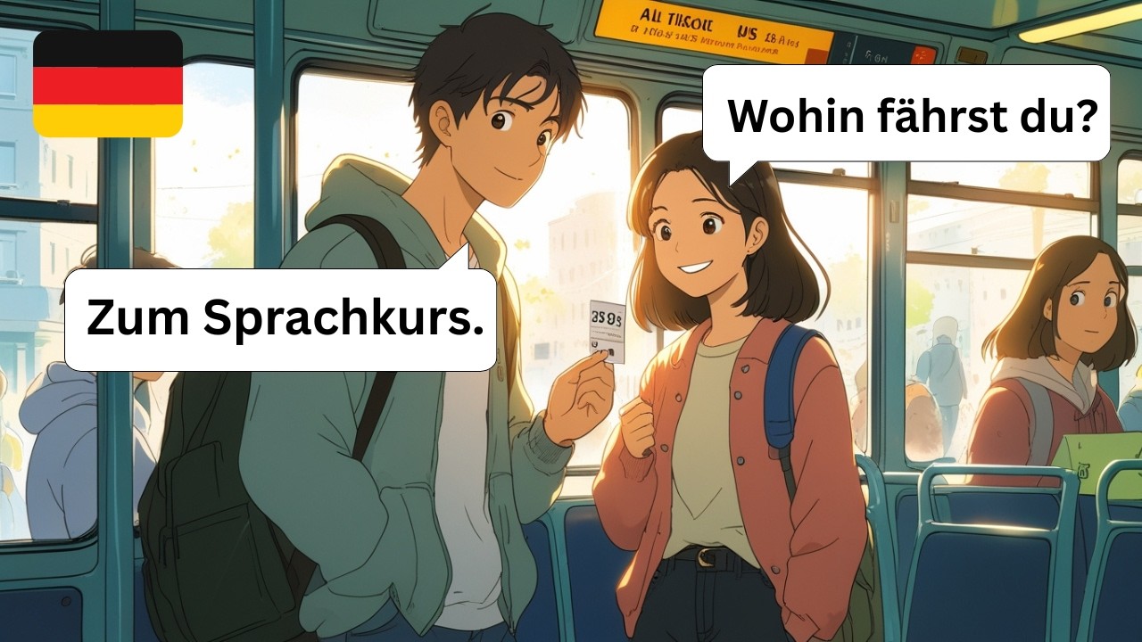 German Listening & Speaking Practice | Real Life Dialogues A1–A2