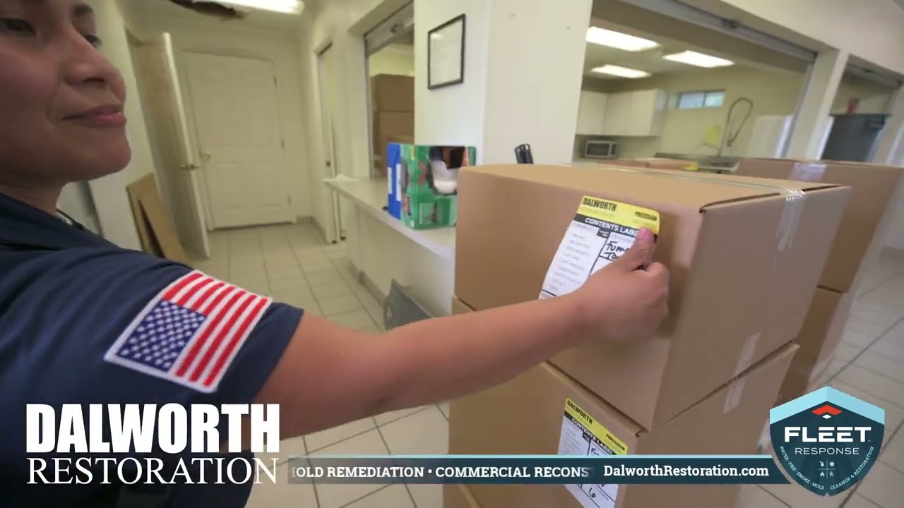 Fire Damage Restoration Contents Packout, Cleaning, Storage & Moveback