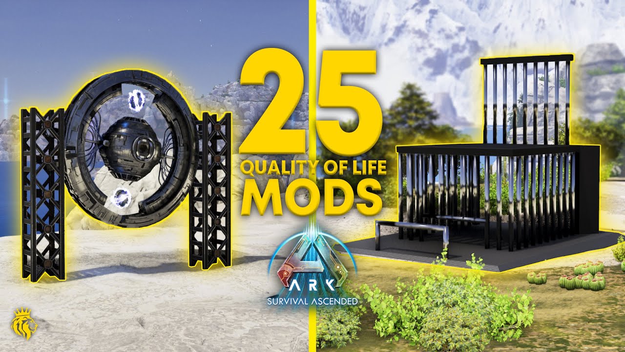 TOP 25 Quality Of Life MODS on ARK! | BETTER REPS? | ARK: Survival Ascended
