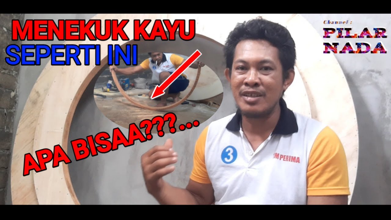 Cara menekuk kayu jadi melengkung