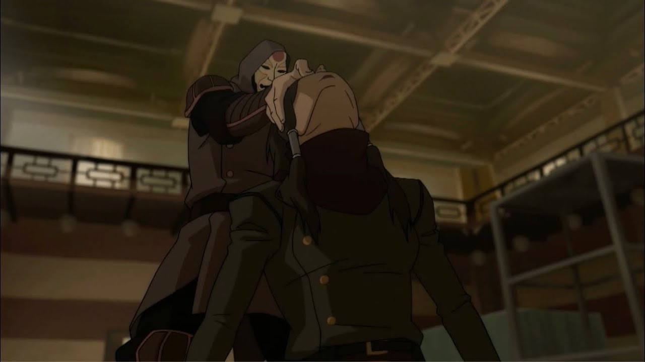 Amon removed bending - All Scenes | TLOK