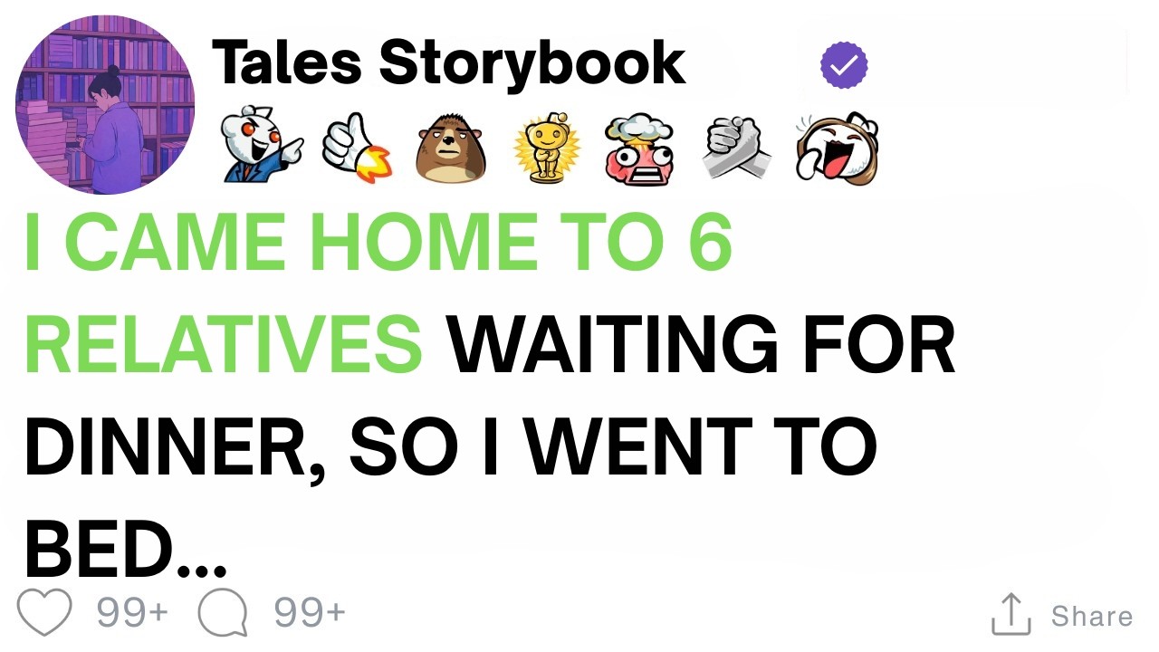 [ Full Story ]I Came Home to 6 Relatives Waiting for Dinner, So I Went to Bed...