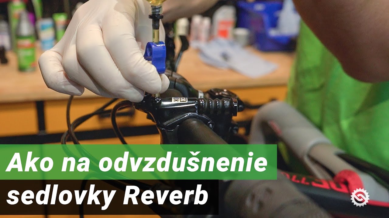 Ako na odvzdušnenie sedlovky Reverb