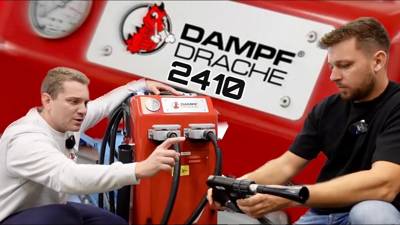 Vorstellung DAMPF DRACHE 2410 für die Fahrzeug-Aufbereitung mit Trockendampf! Was sagt der Profi?