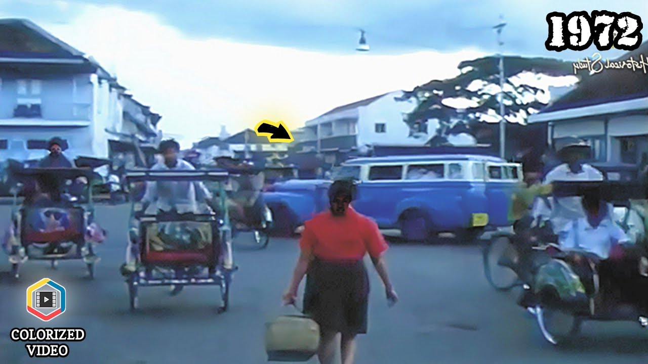 Bandung Tempo Dulu Tahun 1972 | Video Langka Berwarna