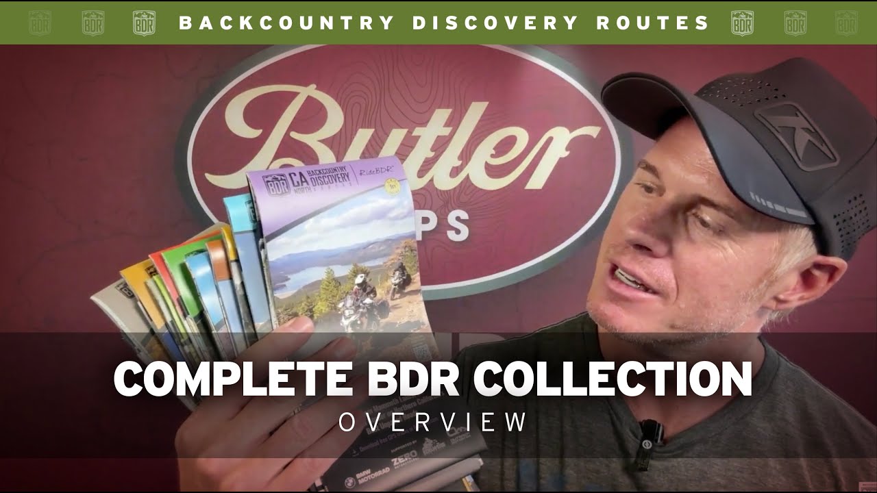 Backcountry Discovery Route (BDR) Series Map Collection