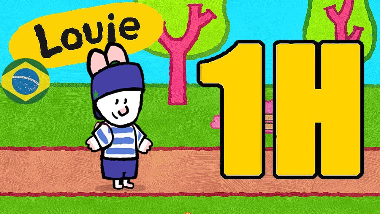 Louie, desenhe me 🎨 ✐ Compilação de uma hora ✐ | Desenhos animados para crianças