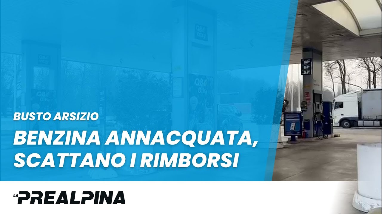 Busto Arsizio | Benzina annacquata, scattano i rimborsi