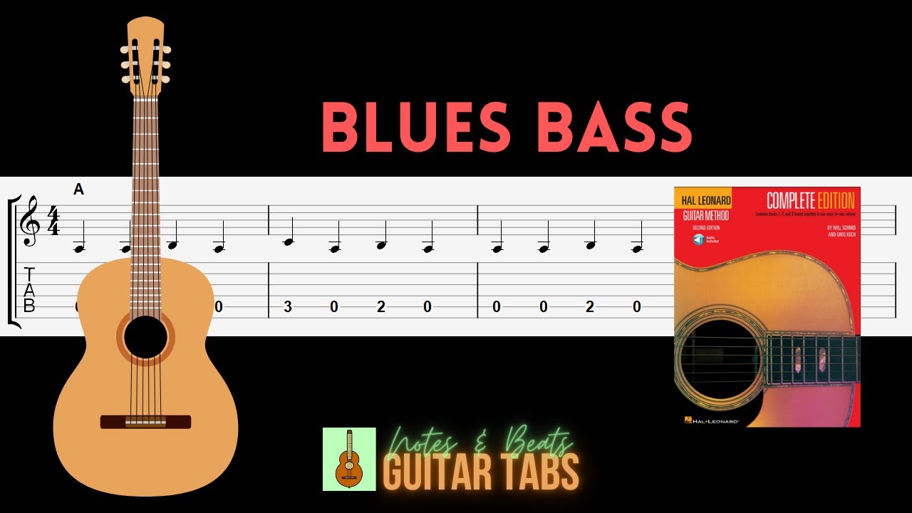 (32 of 70) Hal Leonard Book 1- Blues Bass GUITAR TAB