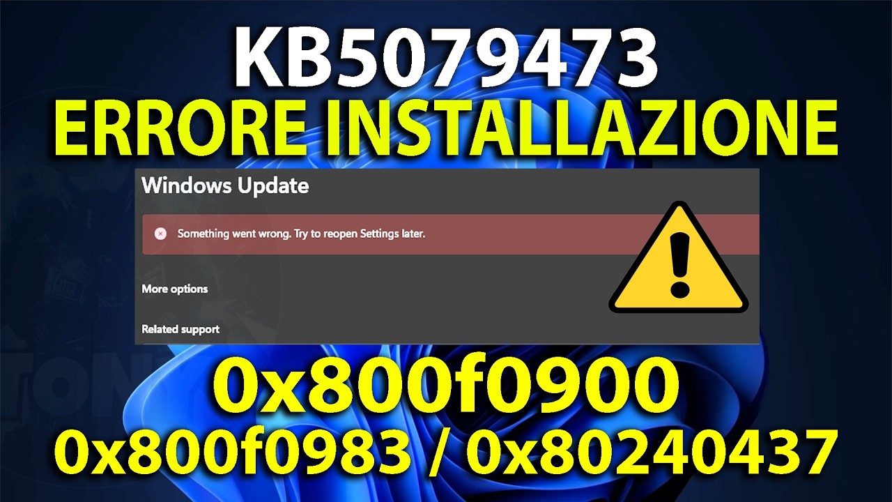 KB5079473 — Проблемы с установкой / КОД ОШИБКИ: 0x800f0983 в Центре обновления Windows!