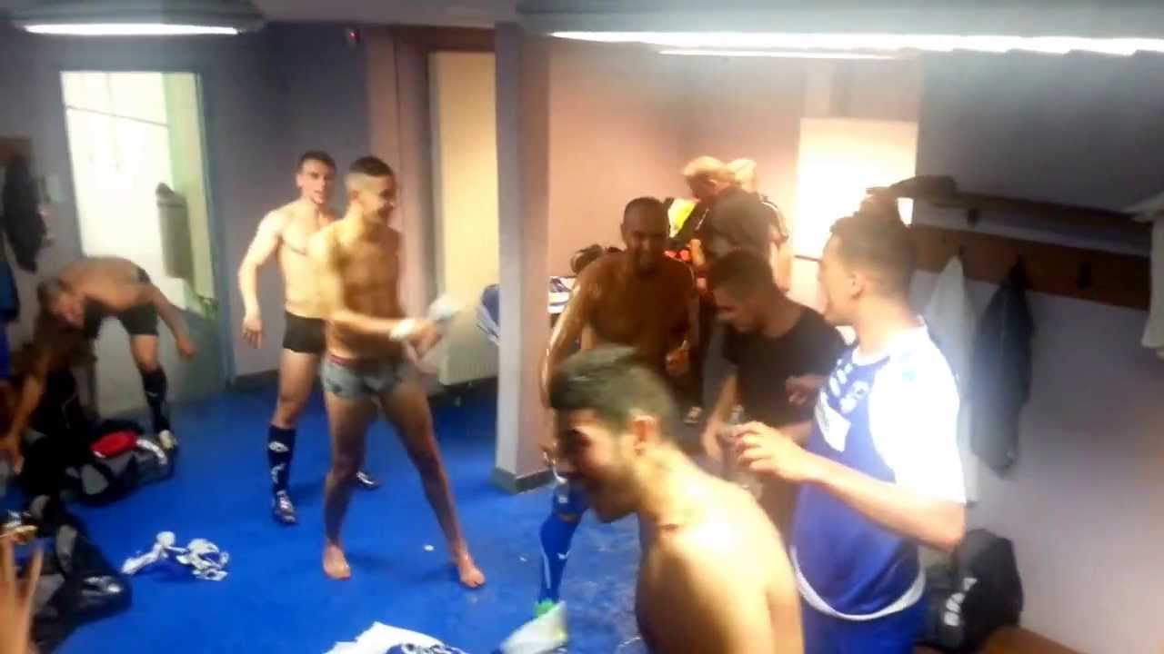 Moment de joie après la victoire à Schiltigheim
