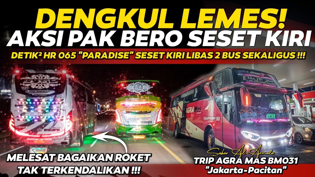 BIKIN DENGKUL L3MES !! Detik&sup2; Aksi Pak Bero Seset Kiri HR065 