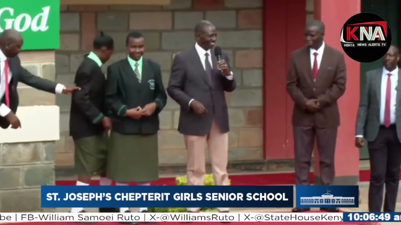 HON CHERARGEI FAILS TO HIDE HIS EXITEMENT: RAIS HAPA NDIO MAMANGU NA MKE WANGU WALISOMA! ASANTE SANA