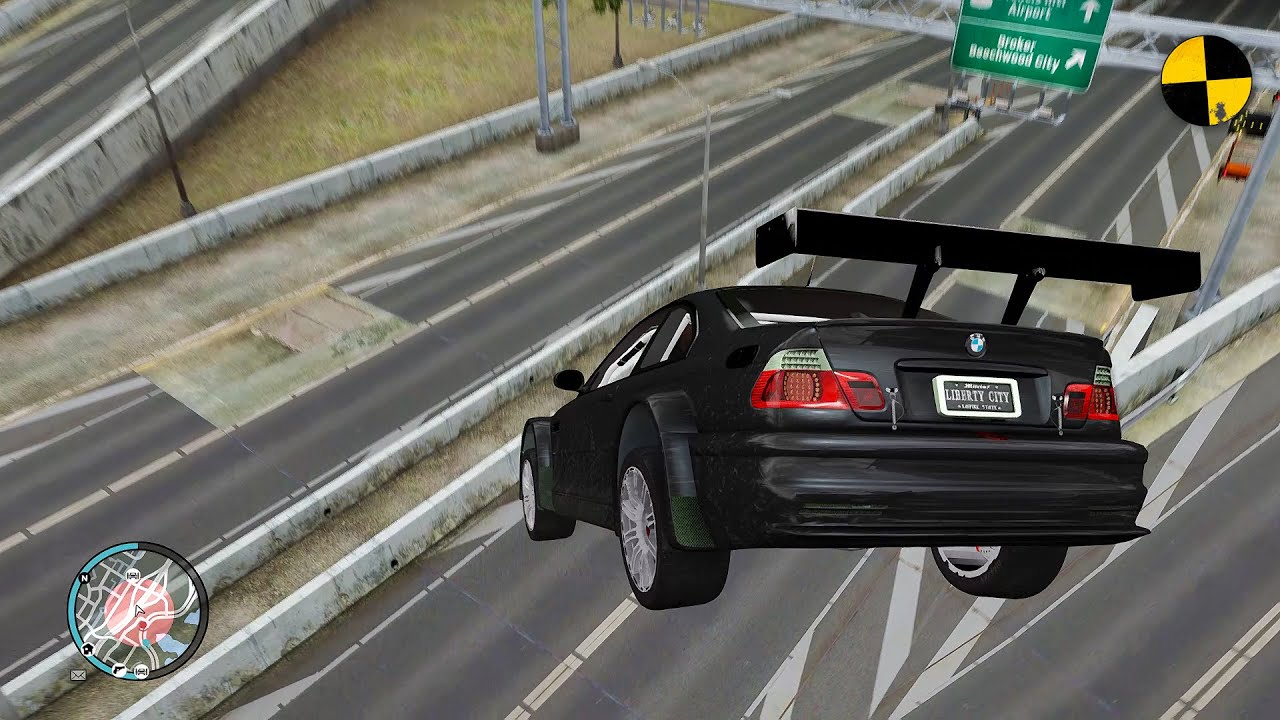 GTA 4 Crazy BMW M3 GTR Crashes Ep.31