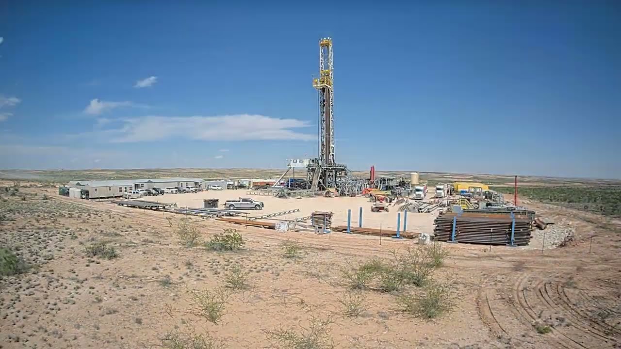 10 Month Time Lapse - complete well-site time lapse - Freedom Energy