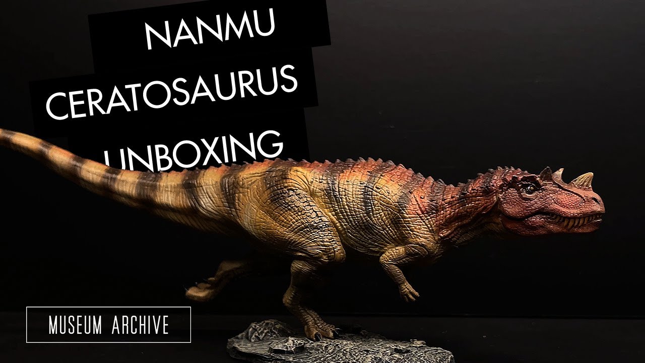 Nanmu Dinosaur Ceratosaurus Unboxing and Review 4K | Jurassic Park