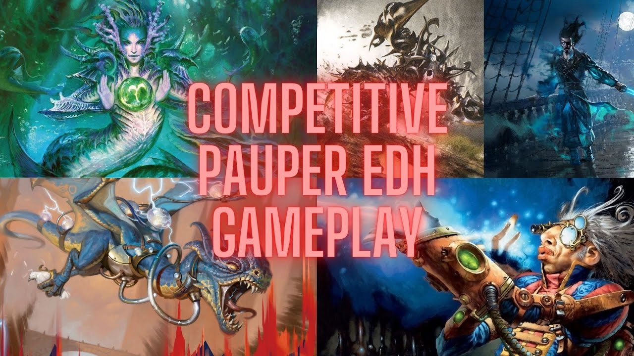 competitive pauper edh gameplay with izzet guildmage vs Crackling drake vs Ghost & Armix vs Tatyova