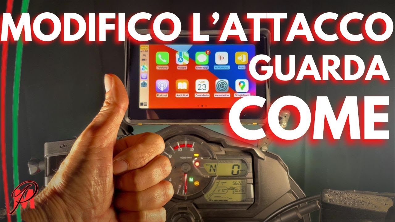CARPLAY...COME LO ATTACCO ALLA MOTO