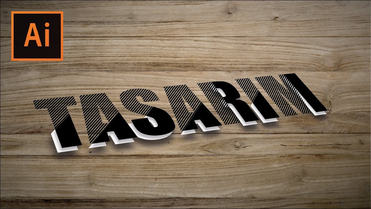 ADOBE ILLUSTRATOR'DE TİPOGRAFİK TASARIM NASIL YAPILIR - Illustrator Dersleri