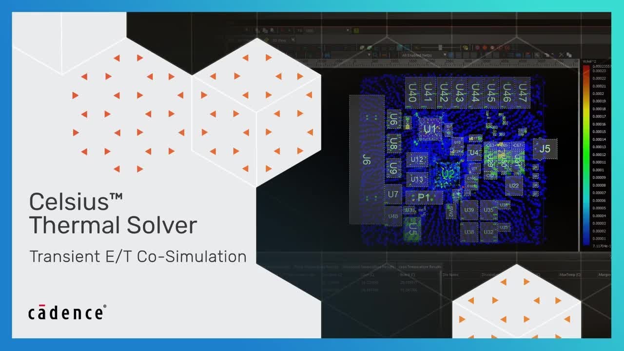 Transient E/T co-simulation | Celsius Thermal Solver