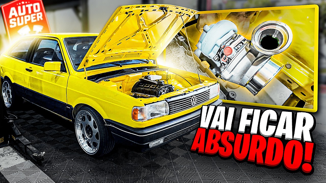 INSTALAMOS A TURBINA!! 🐌 O GOL TURBO DA @Auto Super VAI FICAR ABSURDO!! 🔥