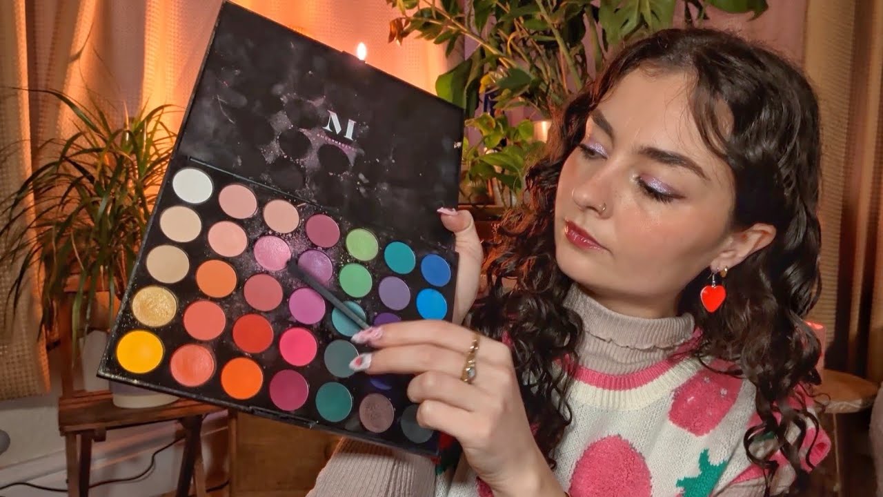 Doing your makeup for your Valentine's Date❤️ (ASMR | Layered Sounds | Personal attention ) 