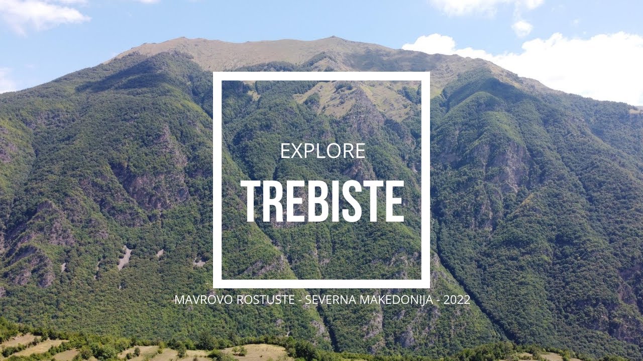 Trebiste, Mavrovo-Rostuse, North Macedonia august 2022