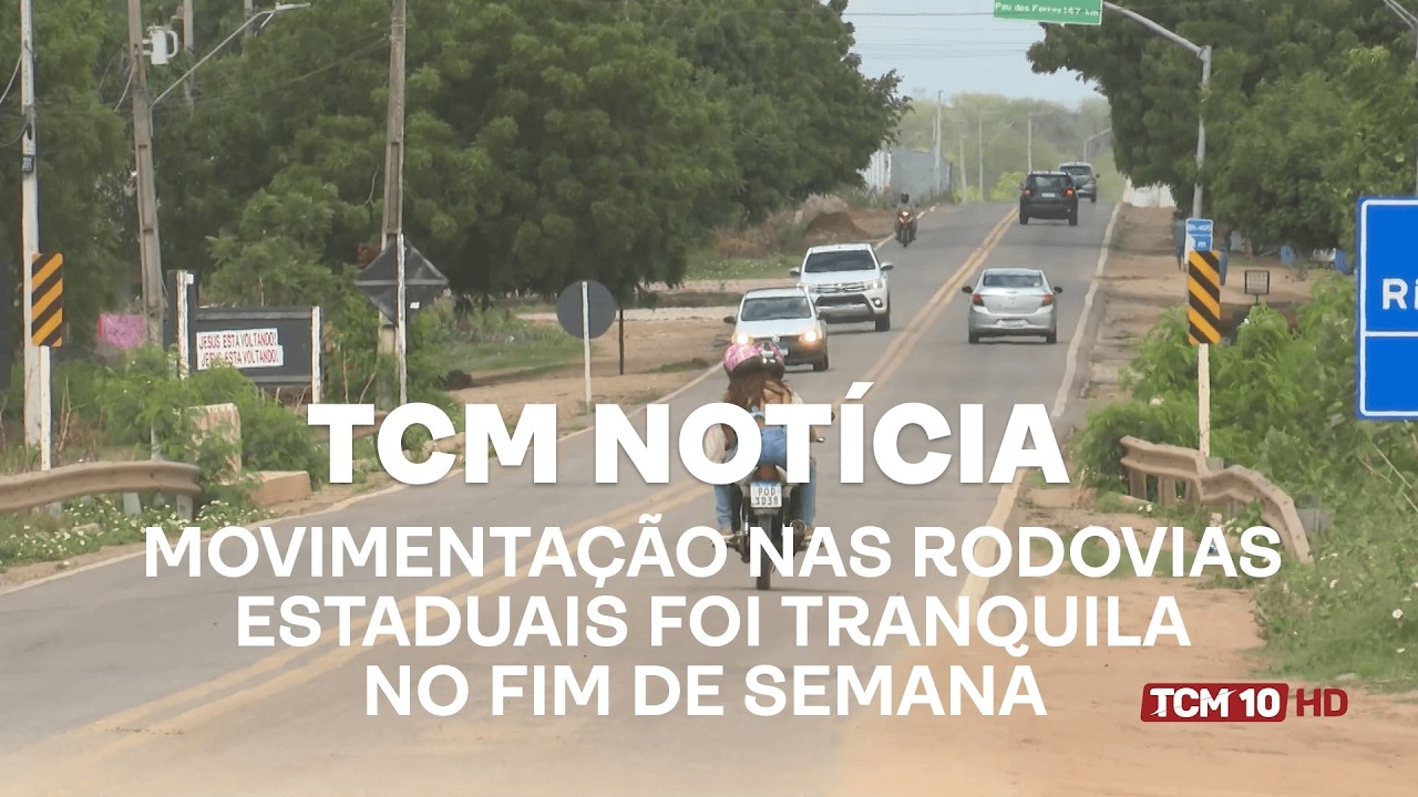 TCM Notícia - Movimentação nas rodovias estaduais foi tranquila no fim de semana