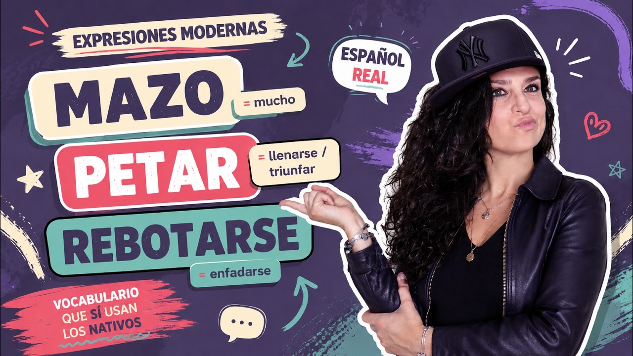 MAZO, PETAR, REBOTARSE.  Aprende como hablan los españoles de verdad. #spain #español #vocabulary