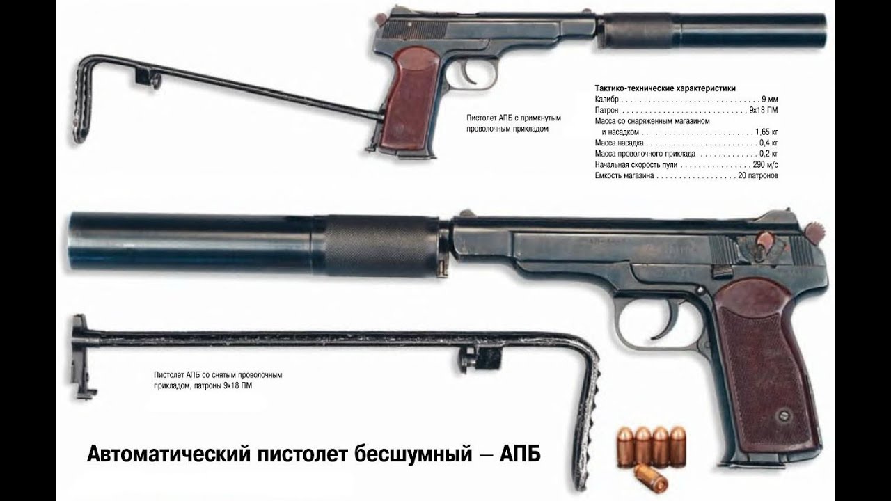 АПБ (АО-44 или 6П13). Бесшумное оружие спецназа