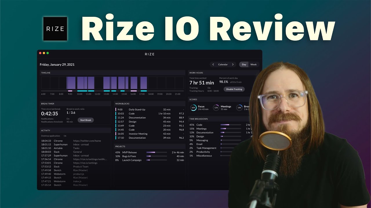 Rize IO App Review &ndash; The Best Focus & Time Tracking App? 🤔