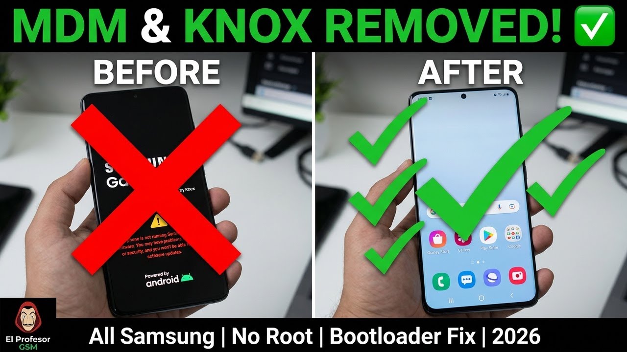 How To Remove MDM/KNOX For Samsung ( Knox Enrollment Service ) | No Root | 2026 ✅ Working 100%✅