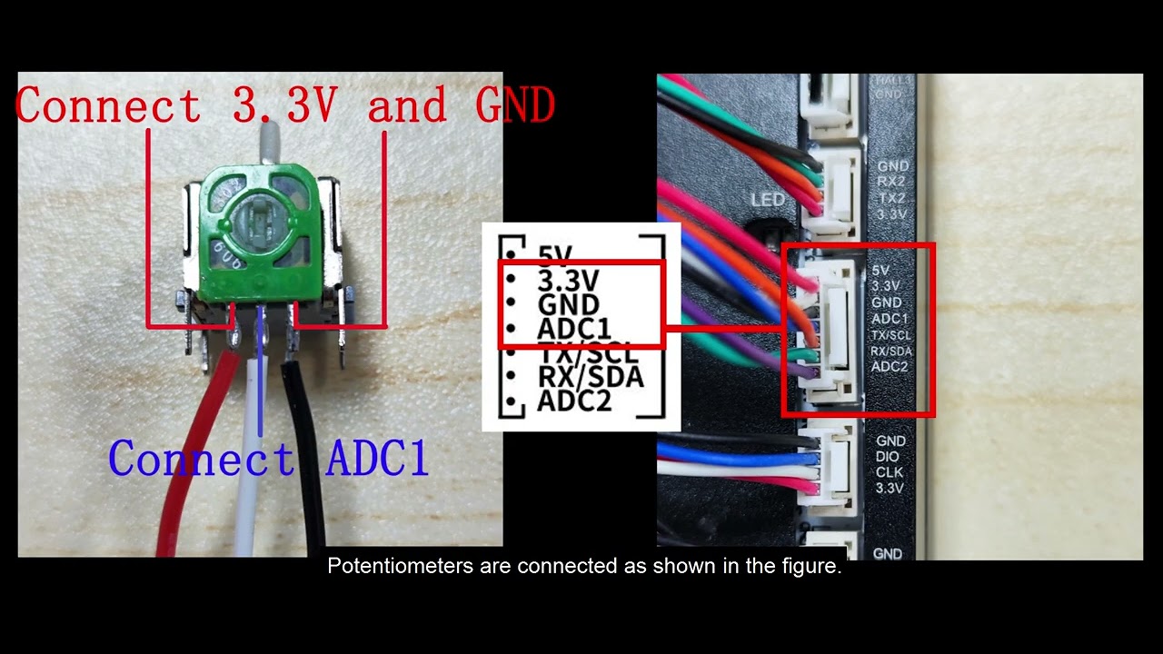 Makerbase VESC LESSON 6 ADC Input control test