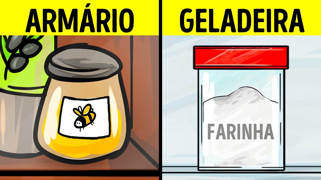 30 Alimentos que Você Tem Armazenado de Maneira Errada