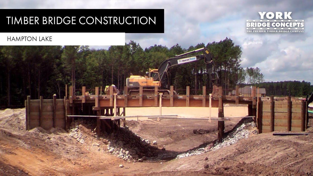 HS-20-44 Timber Vehicular Bridge Construction | Hampton Lake, Bluffton SC | York Bridge Concepts